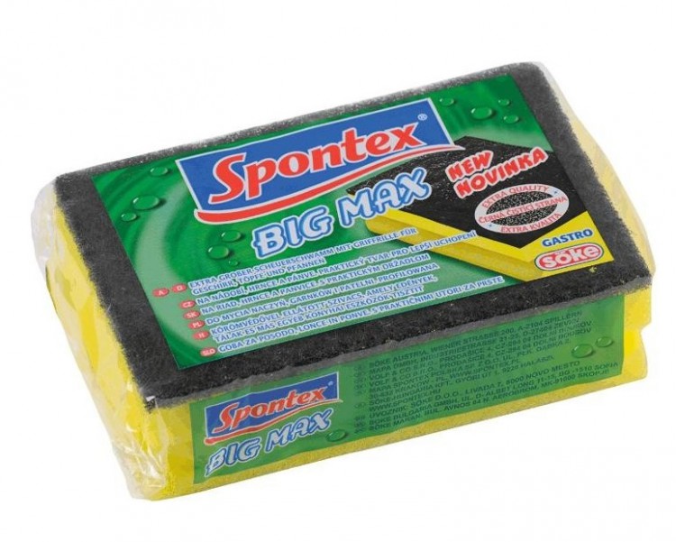 Gastro houba Spontex BIG MAX | Úklidové a ochranné pomůcky - Drátěnky, houby a houbičky Gastro houba Spontex BIG MAX | Úklidové a ochranné pomůcky - Drátěnky, houby a houbičky